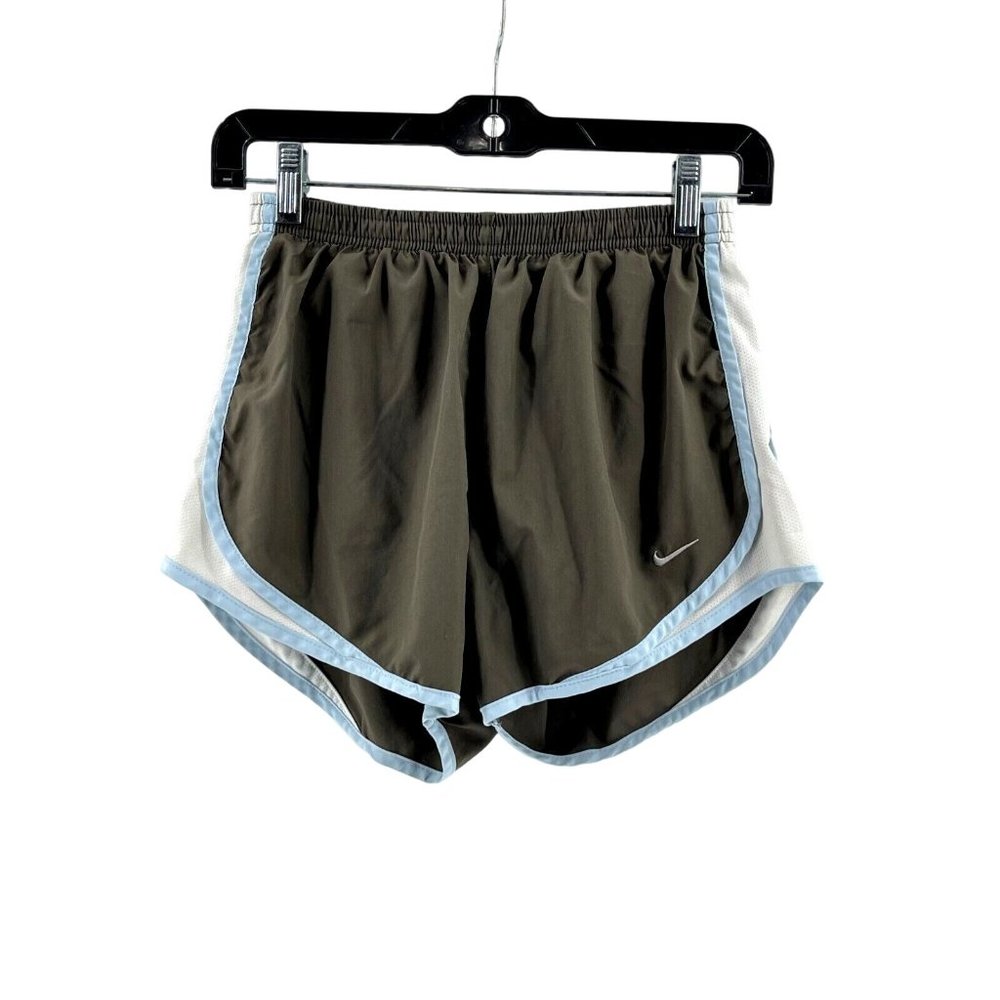 Nike Dri Fit Women's Gray Lined Running Yoga Activewear Shorts Size Medium